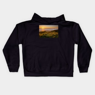 Rhossili Bay Sunset Kids Hoodie